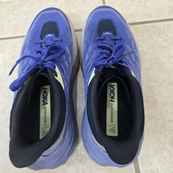Hoka One One Blue Athletic Shoes - Picture 3 of 6